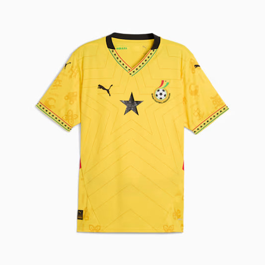 Ghana Black Stars 2025/26 Season Away Jersey Fan Version