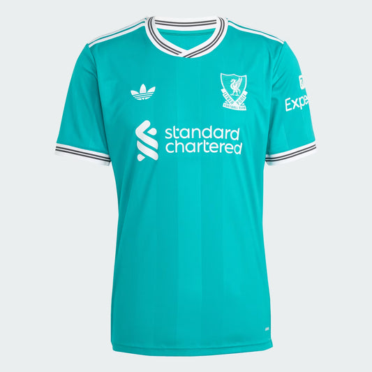 Liverpool FC 2025/26 Season Third Jersey Fan Version Sea Green