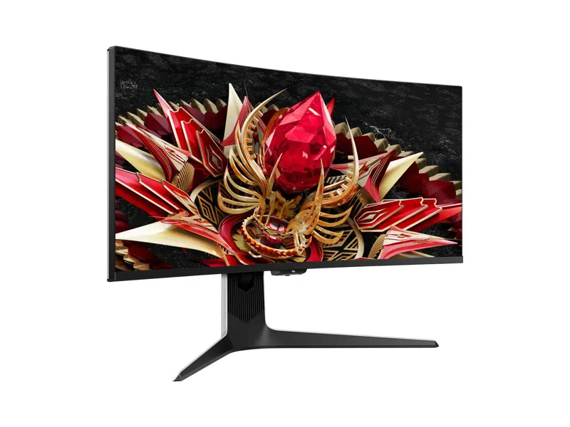 TCL 34" QD-Mini LED Ultra WQHD Curved Gaming Monitor – Model 34R83Q