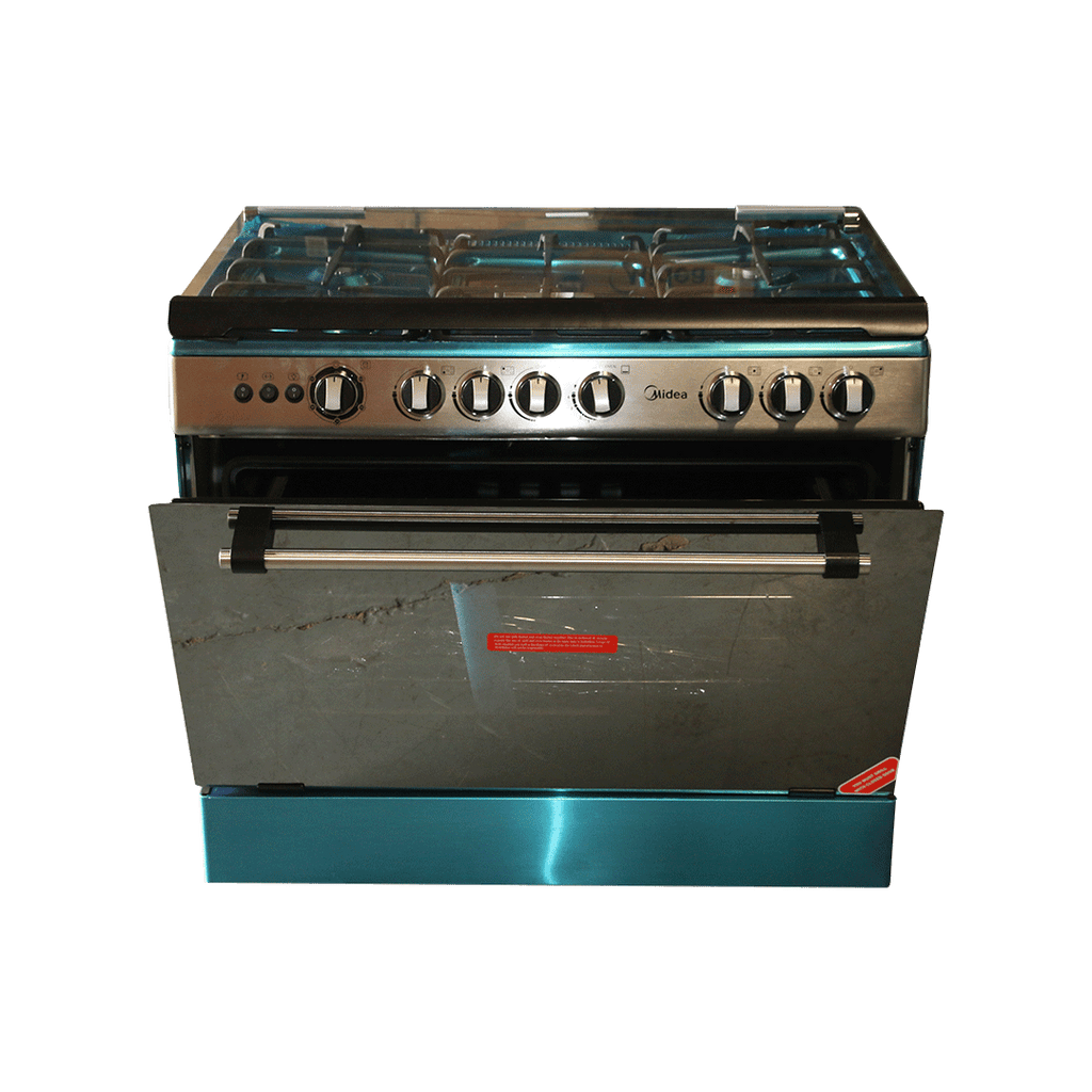 Midea 90 x 60 cm 5-Burner Gas Cooker with Grill – Model 36LMG5G027-C