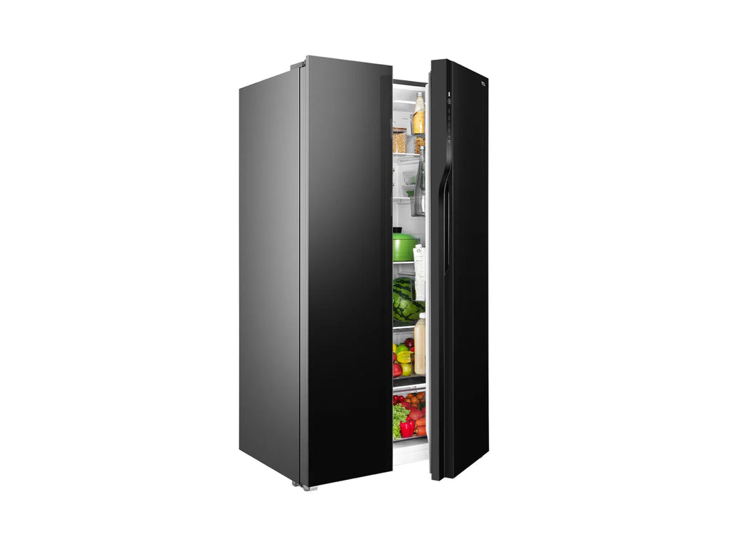 TCL 608 L Side by Side Refrigerator with Water Dispenser – Model P650SBN