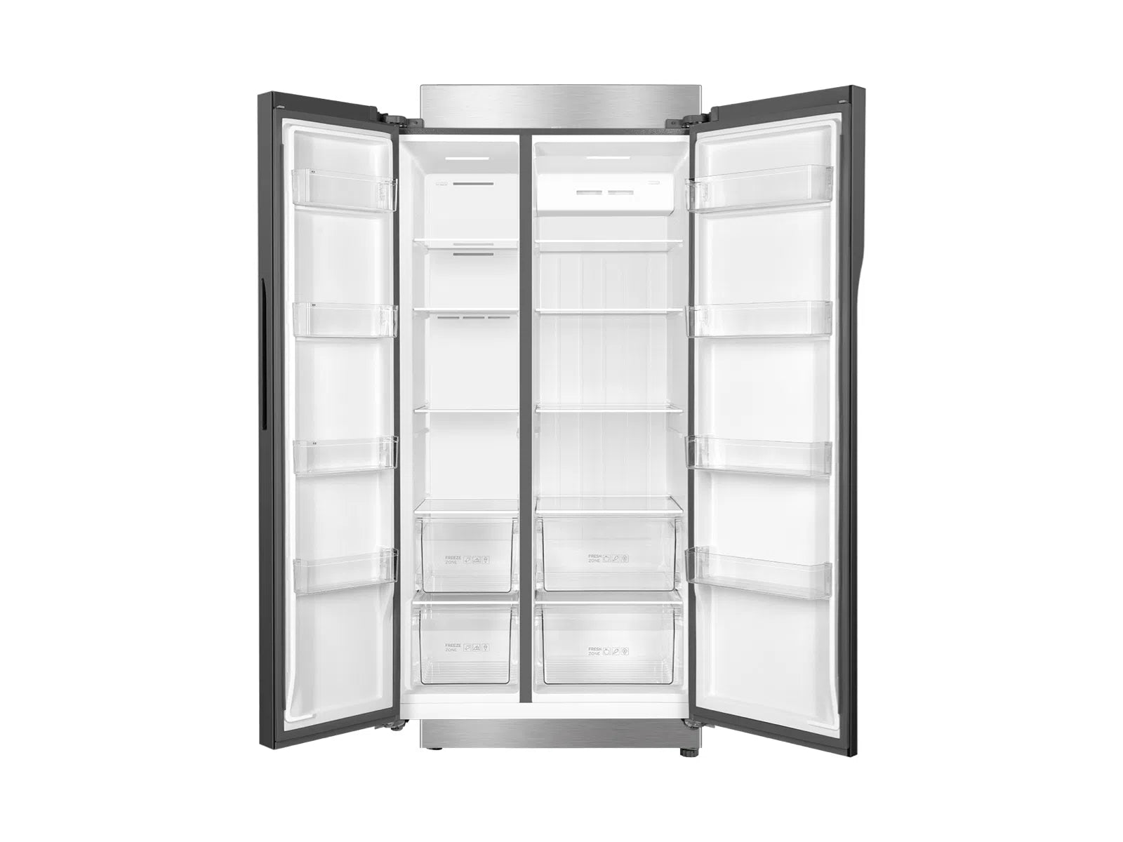 TCL 608 L Side by Side Refrigerator with Water Dispenser – Model P650SBN