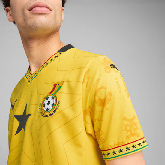 Ghana Black Stars 2025/26 Season Authentic Away Jersey Player Version