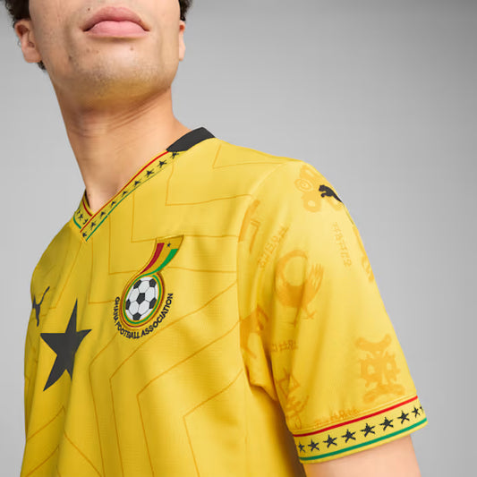 Ghana Black Stars 2025/26 Season Away Jersey Fan Version