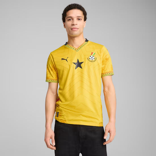 Ghana Black Stars 2025/26 Season Authentic Away Jersey Player Version