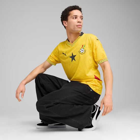 Ghana Black Stars 2025/26 Season Authentic Away Jersey Player Version