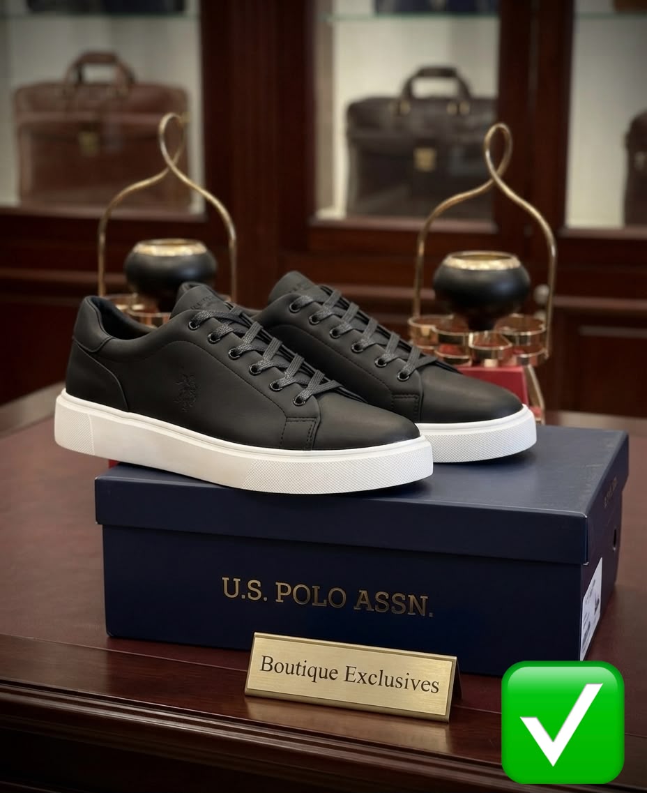 U.S. Polo Assn. Men's Beige Casual Lace-Up Sneakers – Premium Suede Finish, White Sole