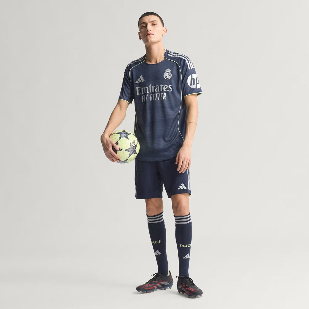 Real Madrid 2025/26 Season Authentic Away Jersey Player Version