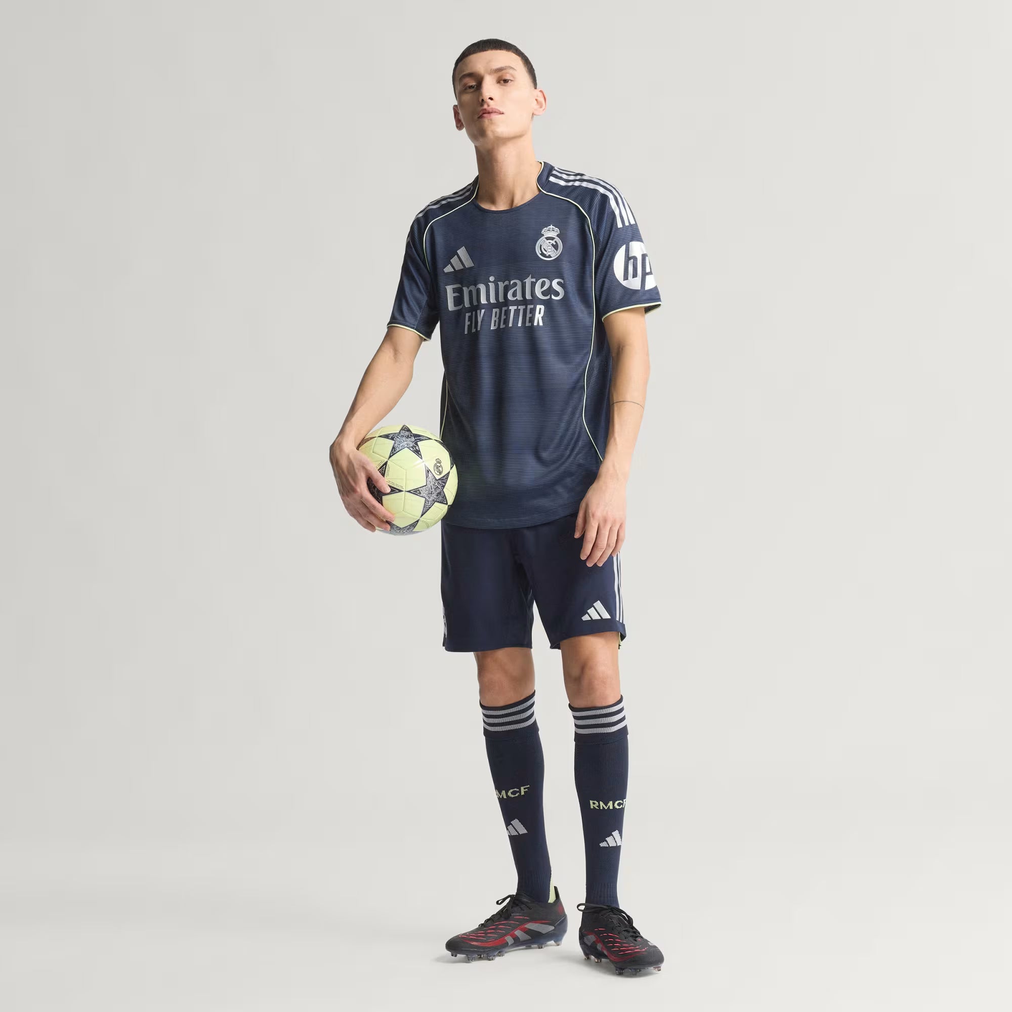 Real Madrid 2025/26 Season Authentic Away Jersey Player Version