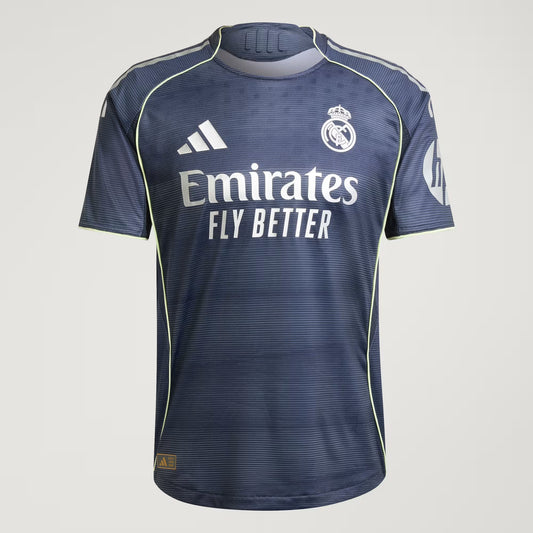 Real Madrid 2025/26 Season Authentic Away Jersey Player Version