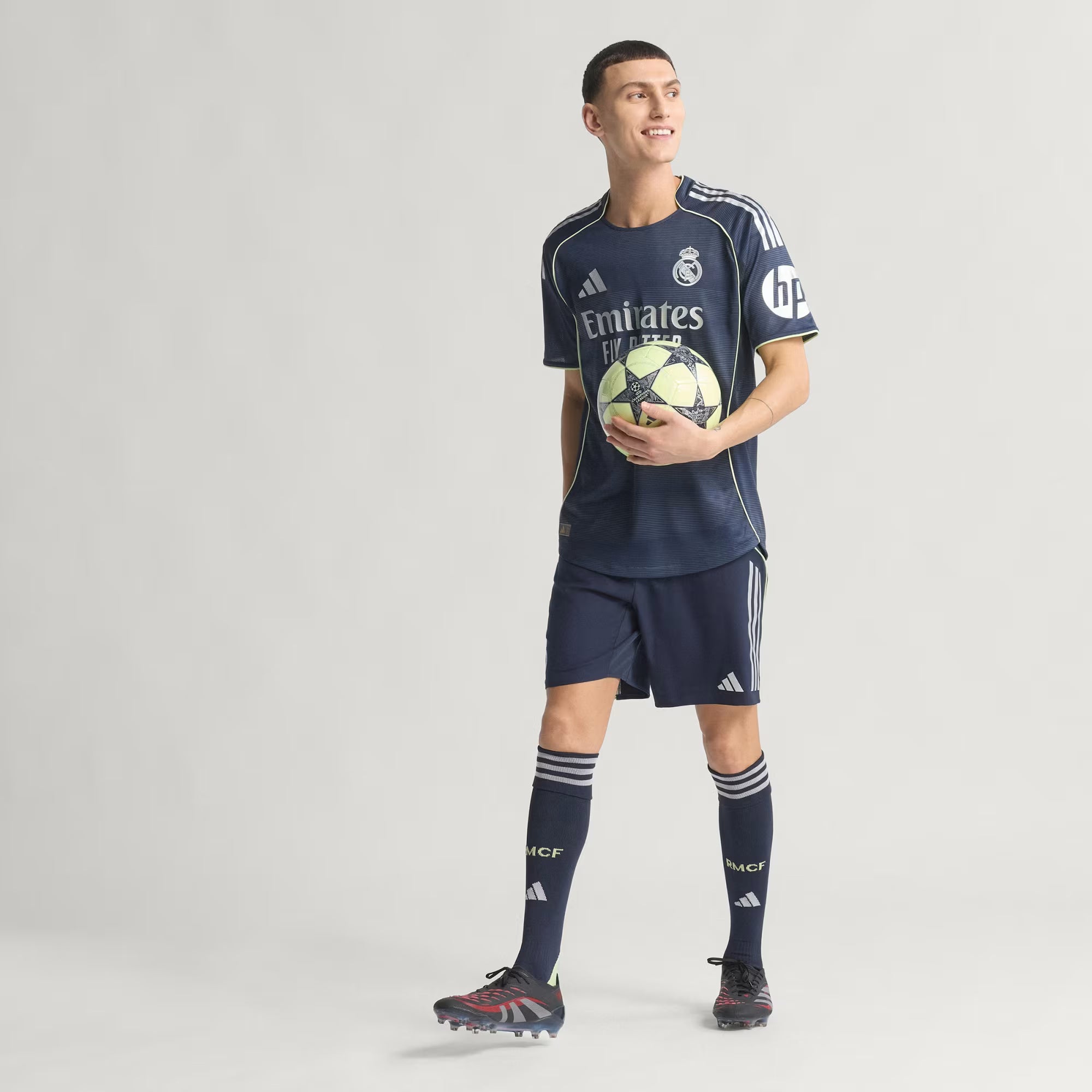 Real Madrid 2025/26 Season Authentic Away Jersey Player Version