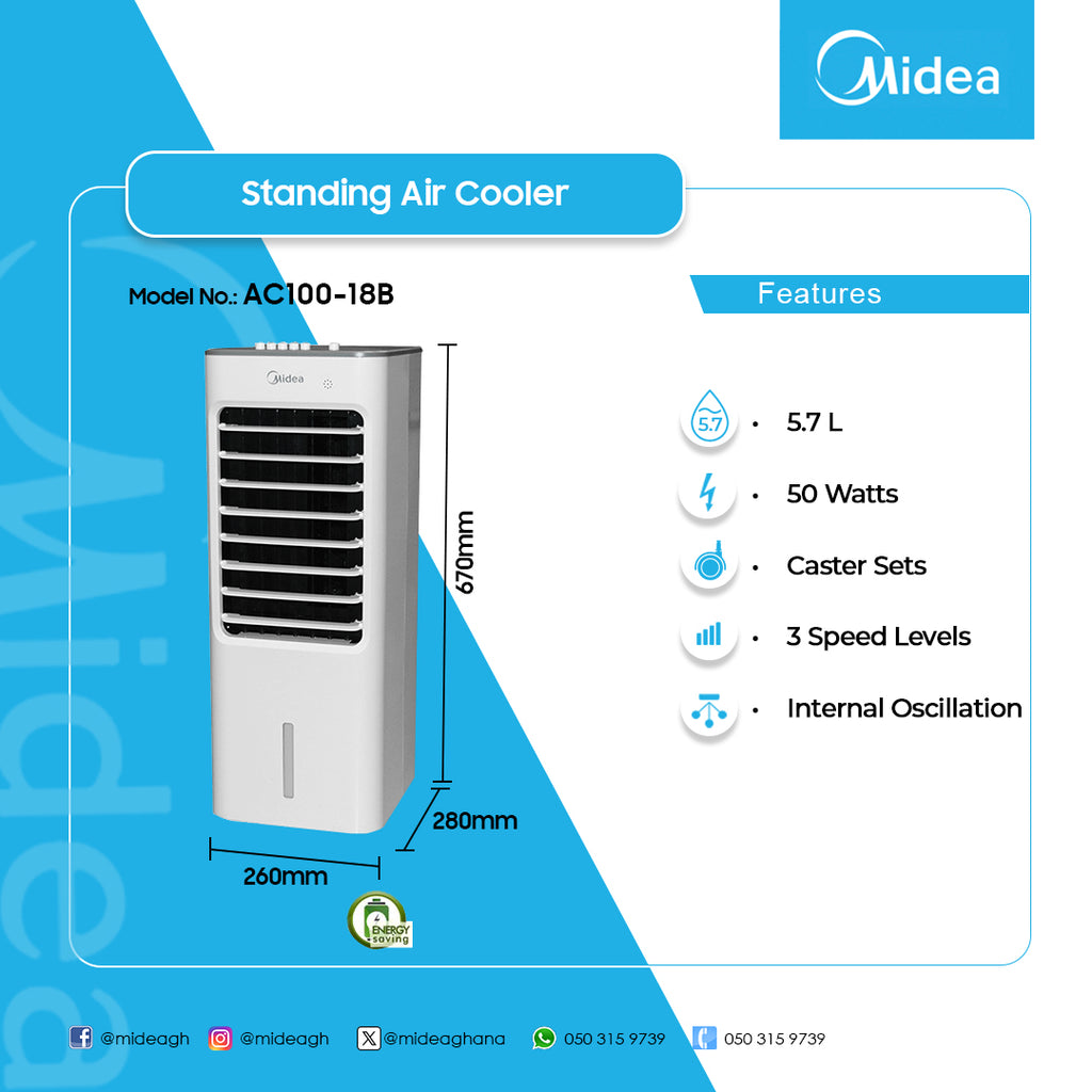 Midea Air Cooler – Model AC100-18B