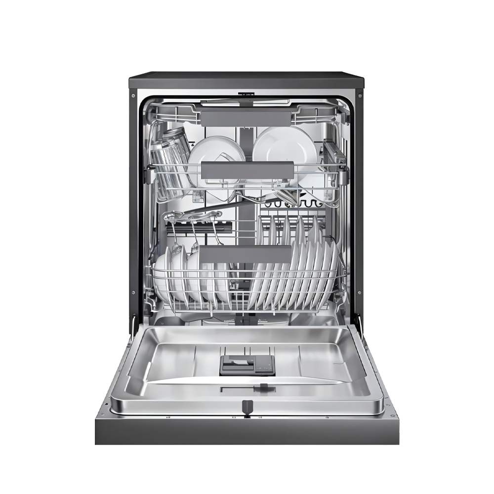 Samsung 60 cm 14-Place Freestanding Dishwasher – Model DW60CG550FSGSV – view 2