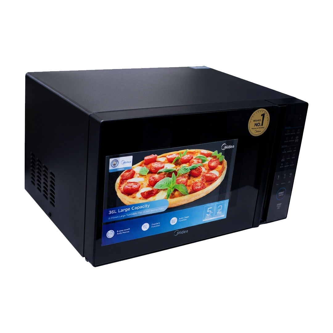 Midea 34 L Solo Microwave Oven – Model EM034A2MO-B – view 3