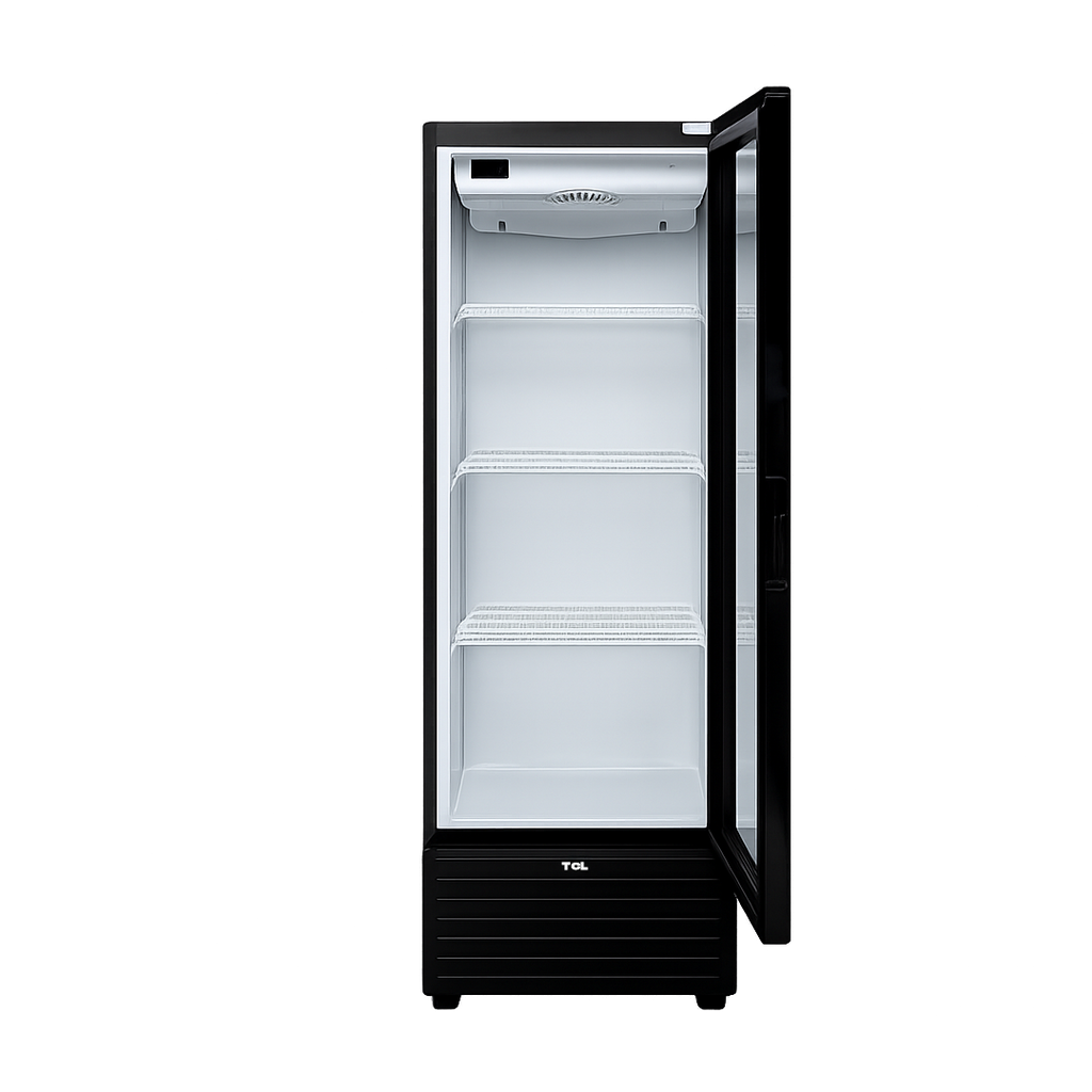 TCL 225 L Glass Door Display Fridge – Model F215SCB – view 3