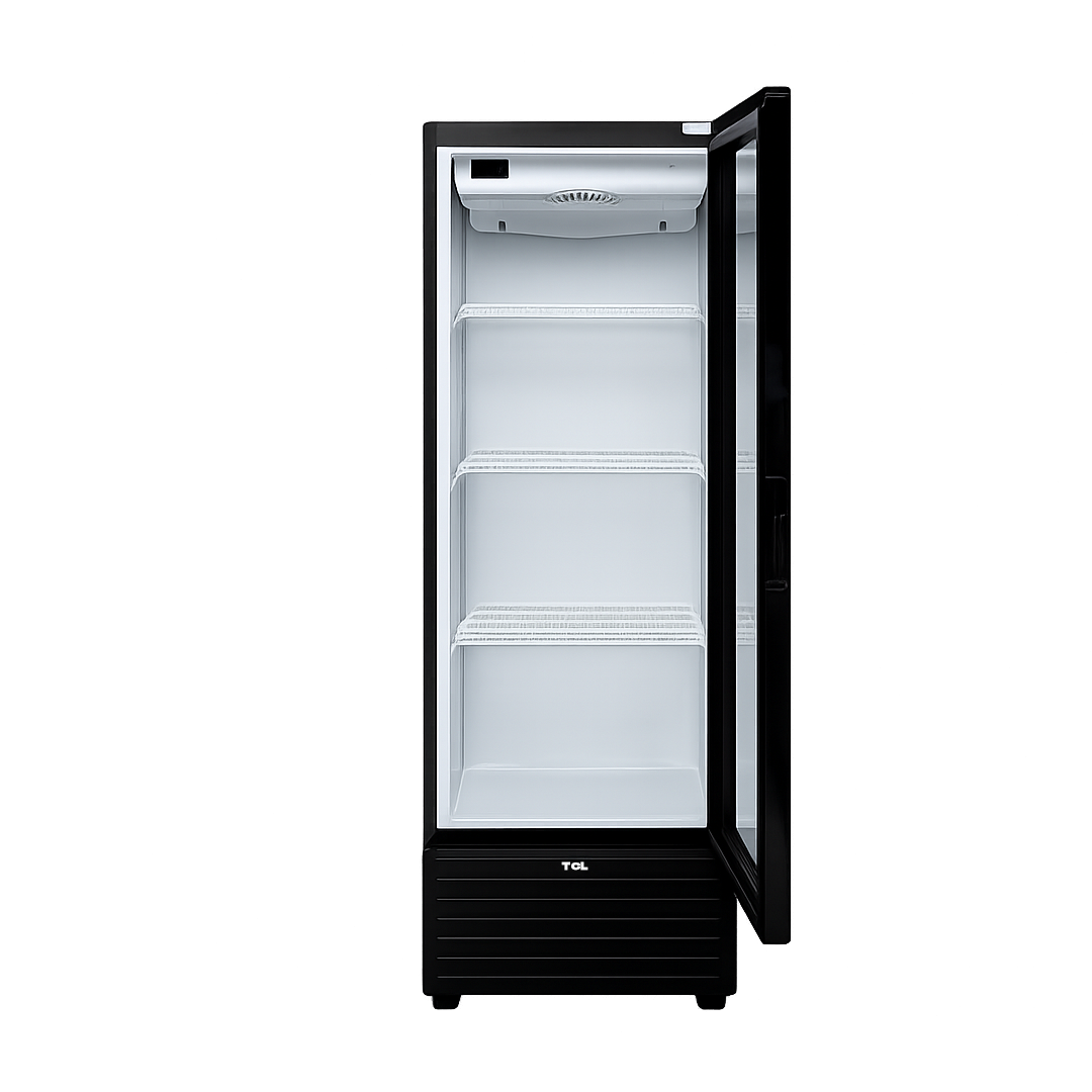 TCL 225 L Glass Door Display Fridge – Model F215SCB – view 3