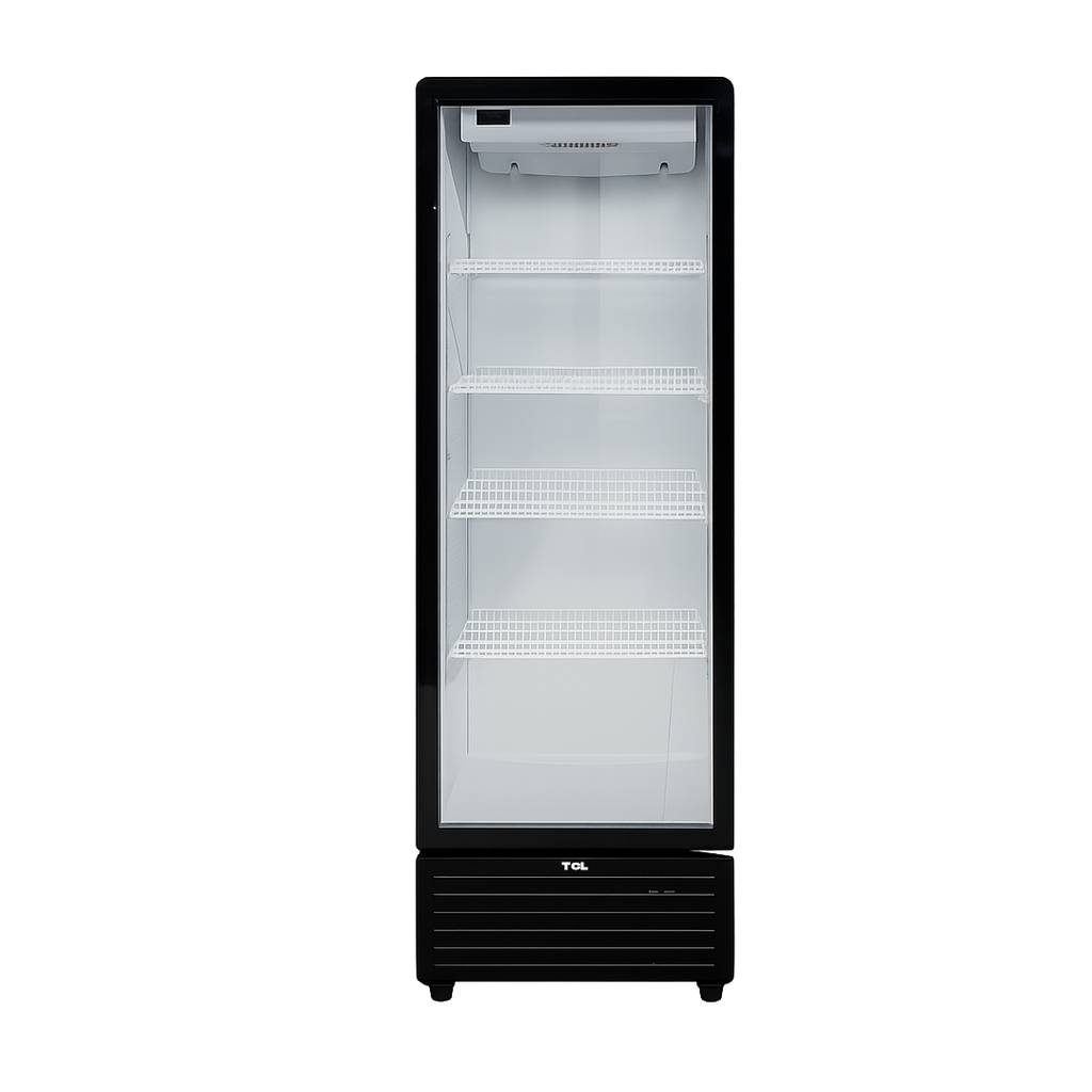 TCL 325 L Glass Door Display Fridge – Model F305SCB – view 2