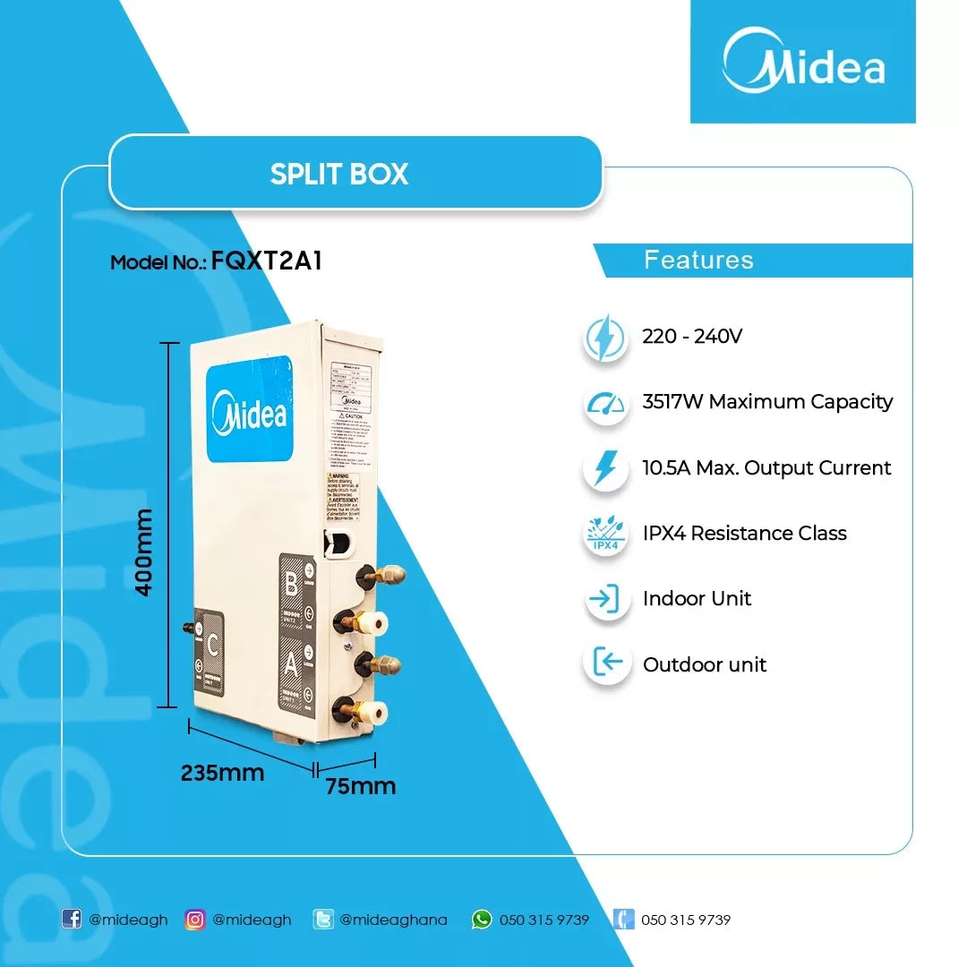 Midea Split Box – Model FQXT2A1 – view 2