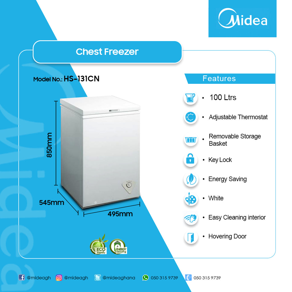 Midea 99 L Compact Refrigerator – Model HS-131CN – view 4