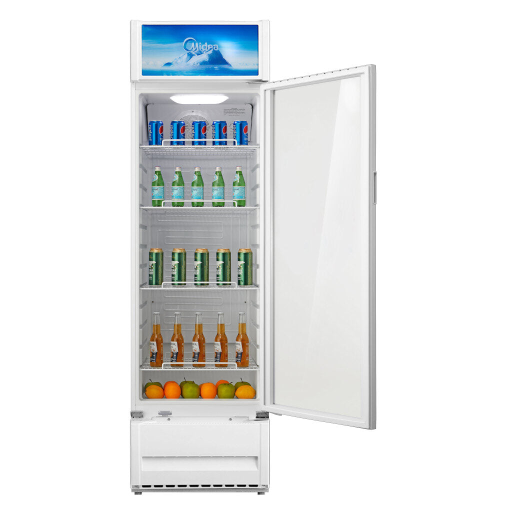 Midea 316 L Glass Door Display Fridge – Model MDRZ432FZG21