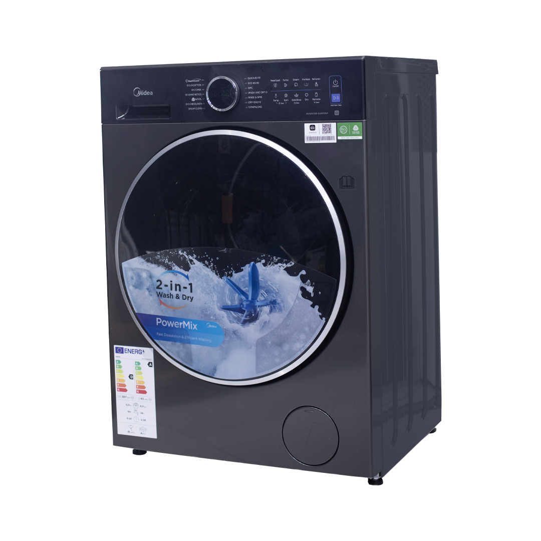 Midea 10 kg Front Load Washing Machine – Model MF205W100WB/T – view 2
