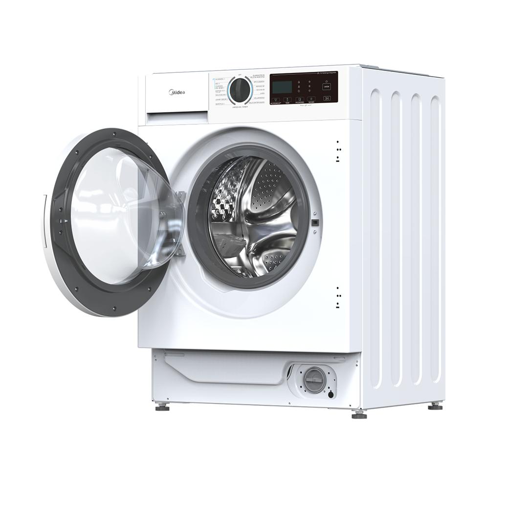 Midea 8 kg/6 kg Built-In Washer Dryer – Model MFA06D80B/W – view 2