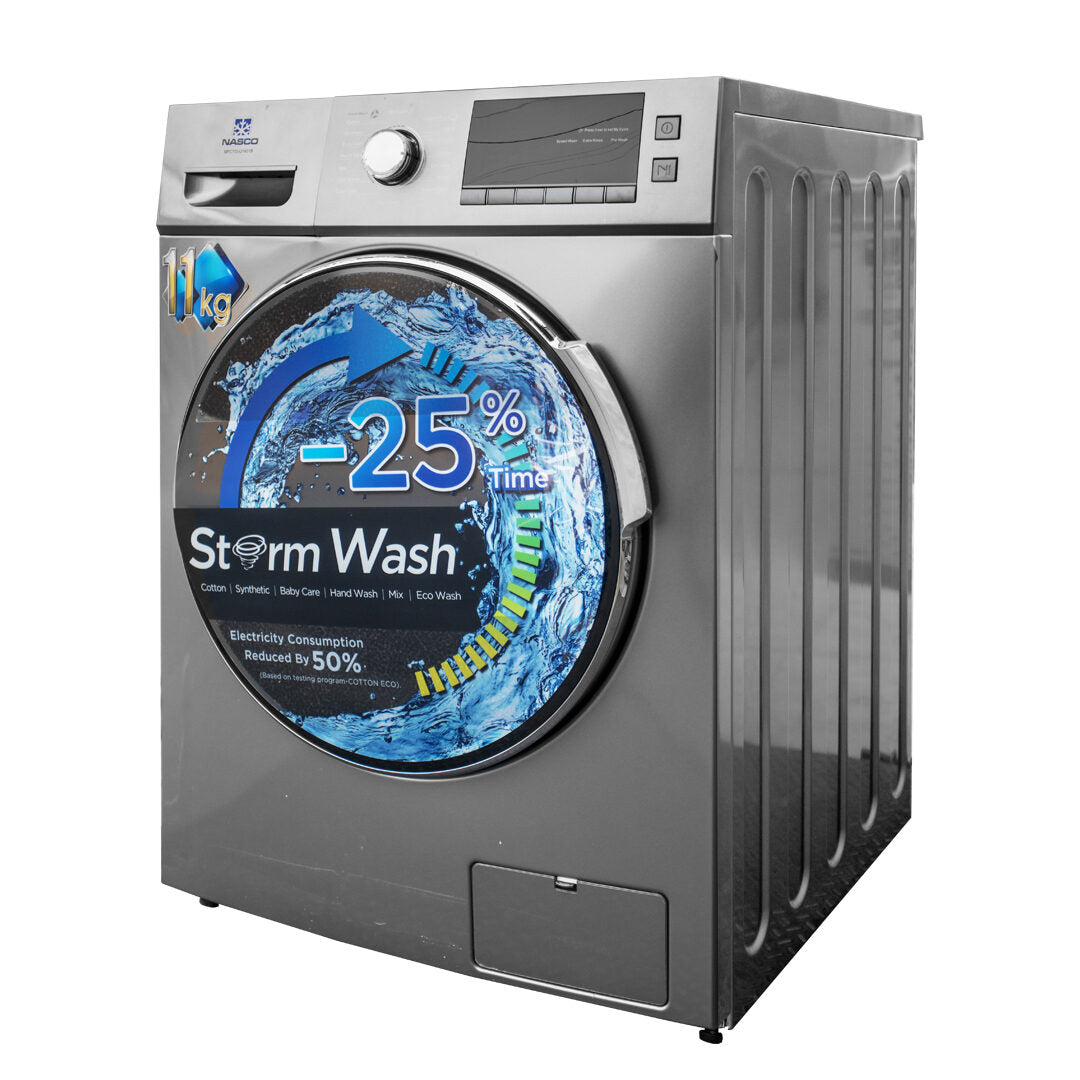 Nasco 11 kg Inverter Front Load Washing Machine – Model MFC110-U1401B – view 2