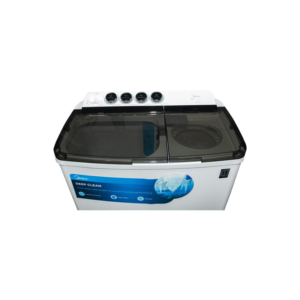 Midea 7 kg Twin Tub Washing Machine – Model MT100W70/WG – view 2