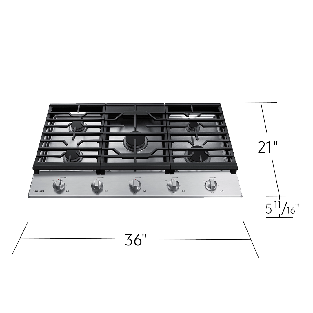 Samsung 90 cm 5-Burner Gas Hob – Model NA36R5310FS/AA