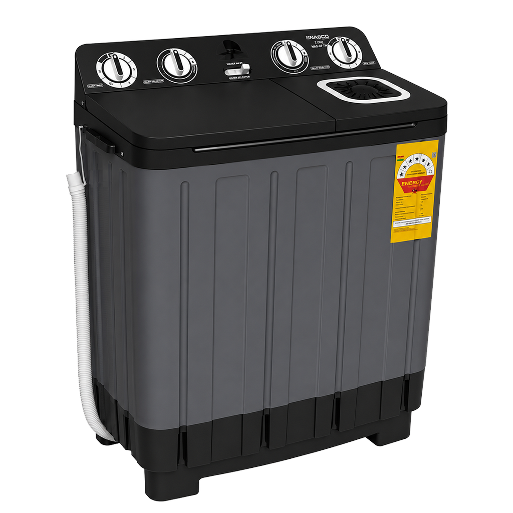 Nasco 7 kg Twin Tub Semi-Automatic Washing Machine – Model NAS-07-TW – view 2