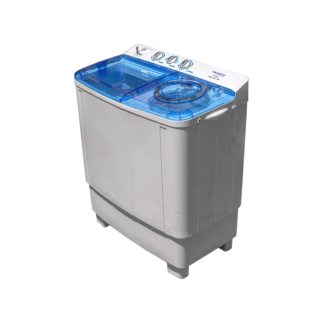 Nasco 8 kg Twin Tub Semi-Automatic Washing Machine – Model NAS-08-TW – view 2