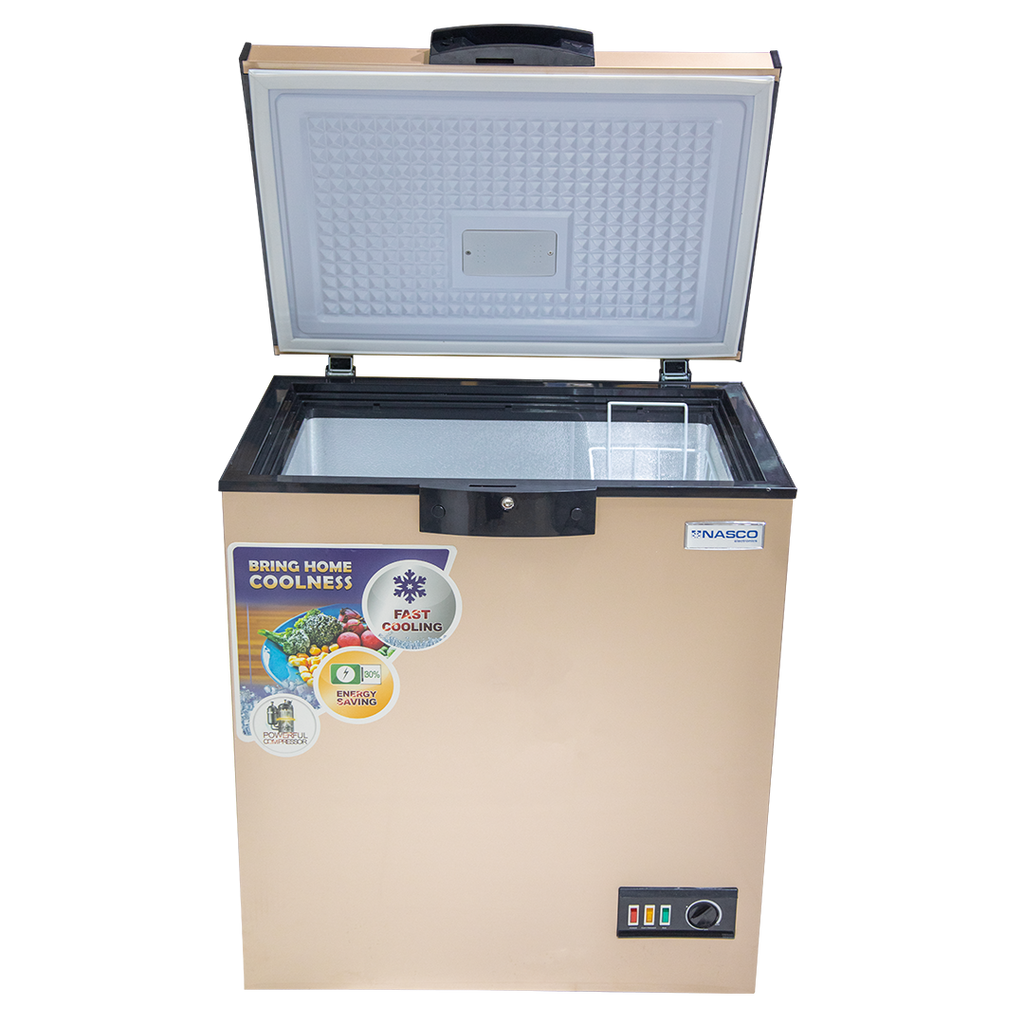 Nasco 138 L Gold Chest Freezer – Model NAS-175FL-G – view 2