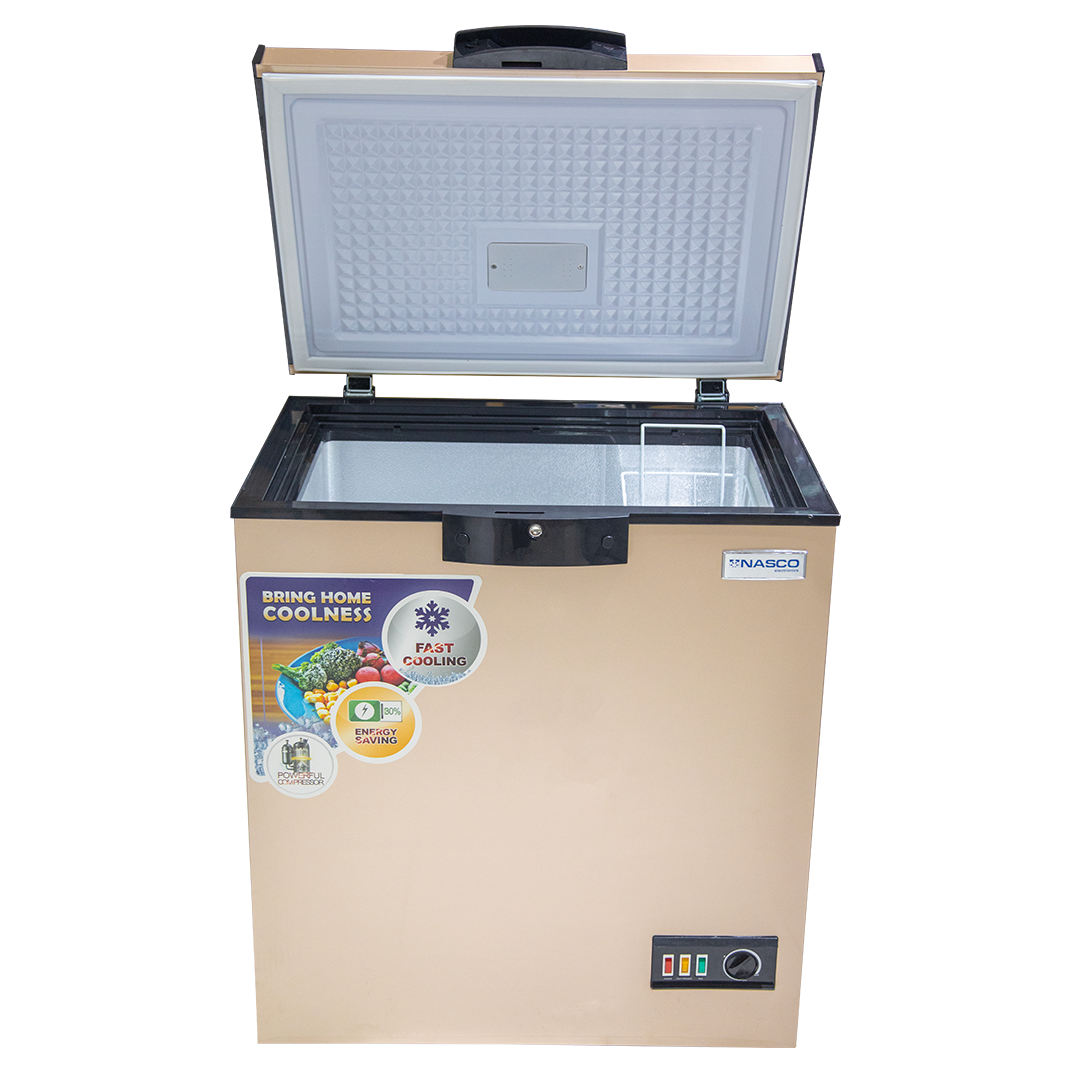 Nasco 138 L Gold Chest Freezer – Model NAS-175FL-G – view 2