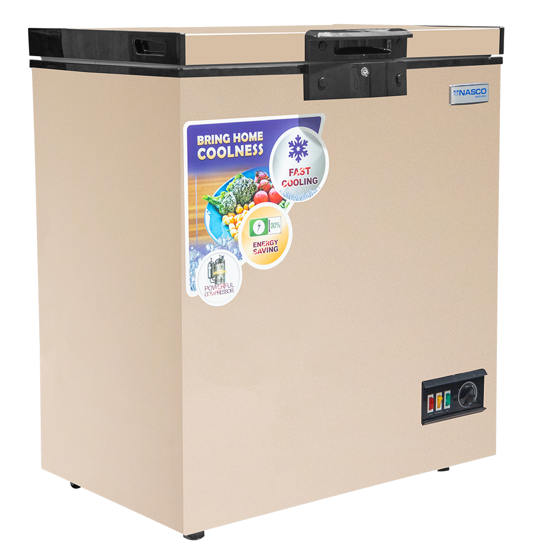 Nasco 138 L Gold Chest Freezer – Model NAS-175FL-G – view 3