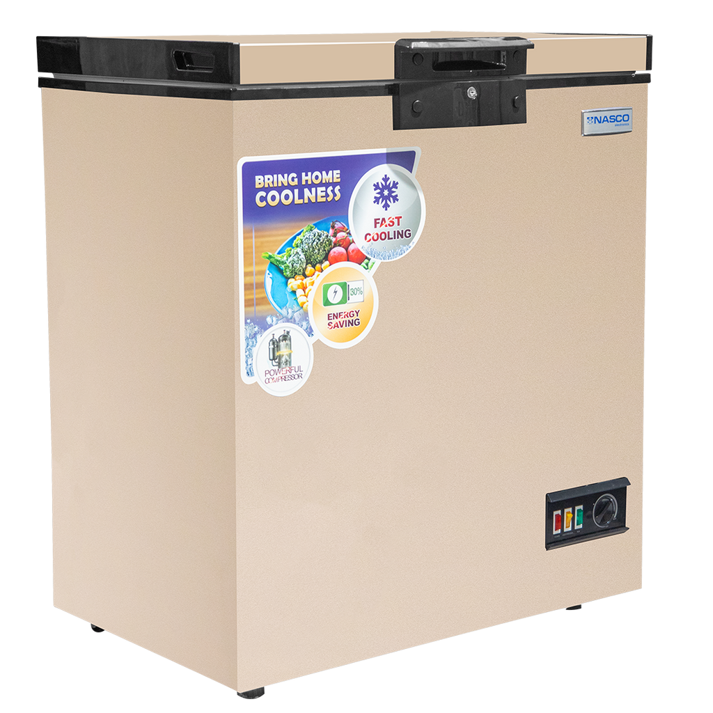 Nasco 138 L Gold Chest Freezer – Model NAS-175FL-G – view 4