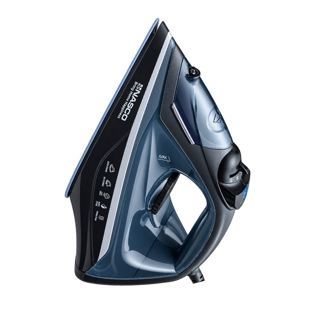 Nasco 2200 W Ceramic Soleplate Steam Iron – Model NAS-2205-DSS – view 2