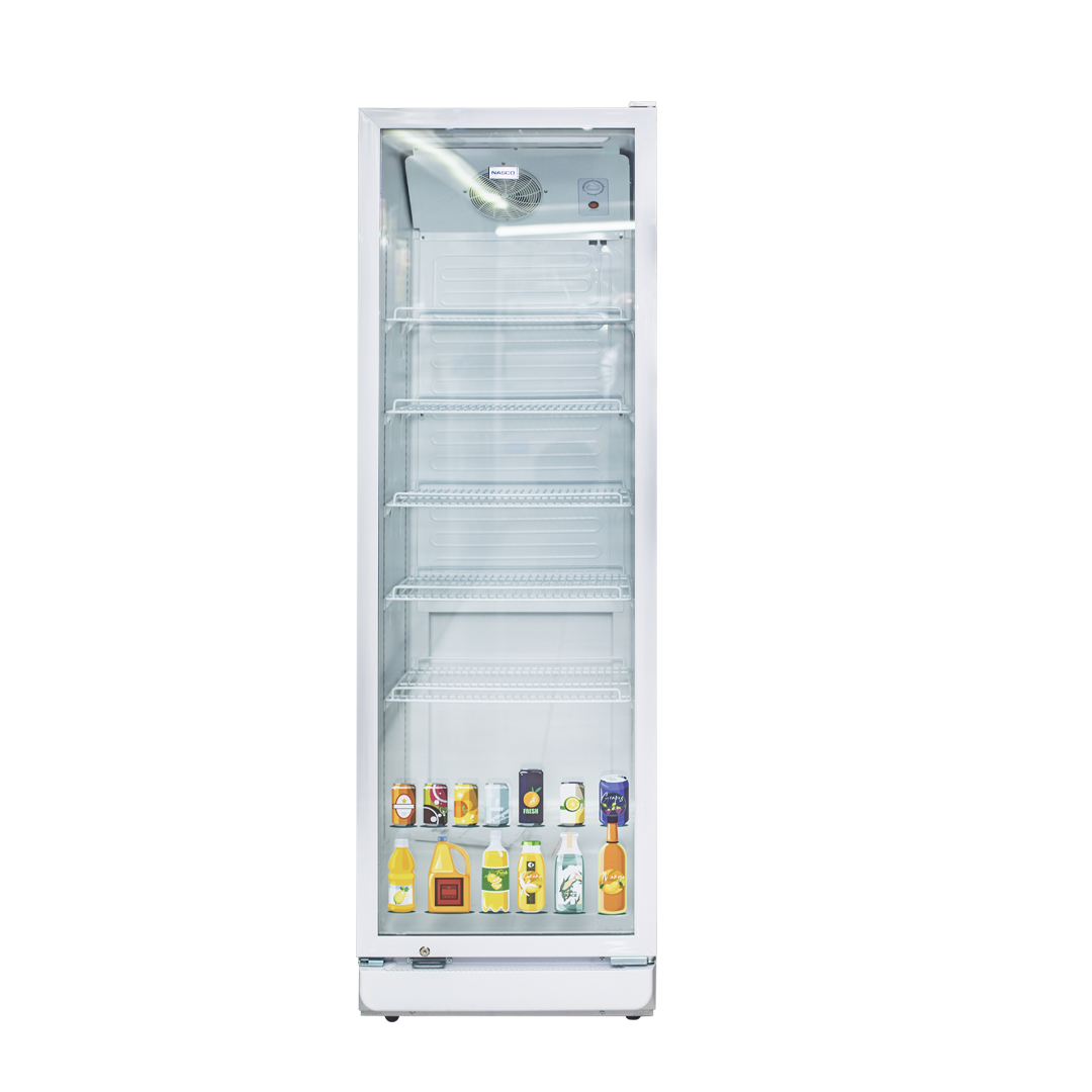 Nasco 350 L Glass Door Display Fridge – Model NAS-375DFG – view 4