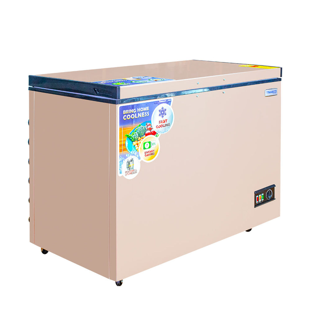 Nasco 318 L Gold Chest Freezer – Model NAS-425FL-G