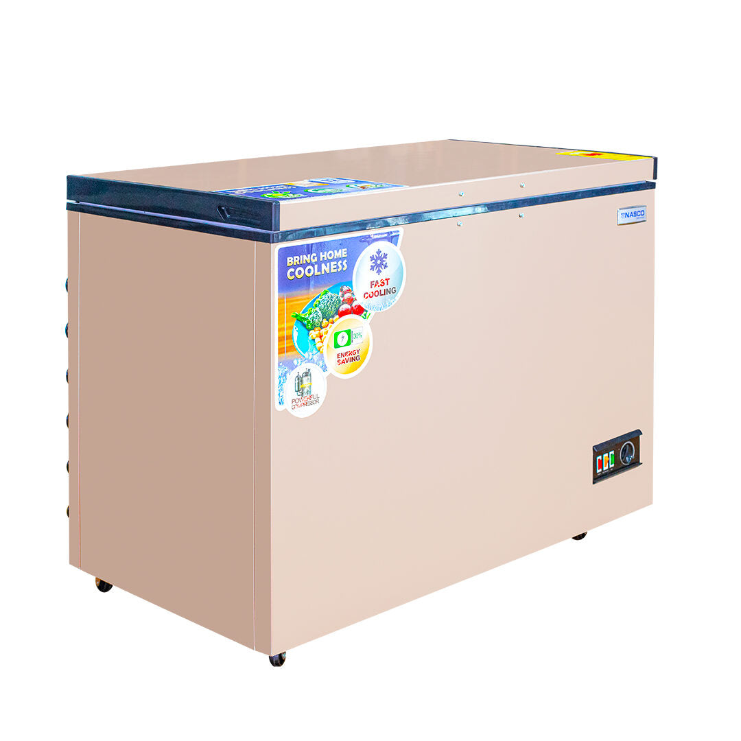 Nasco 318 L Gold Chest Freezer – Model NAS-425FL-G