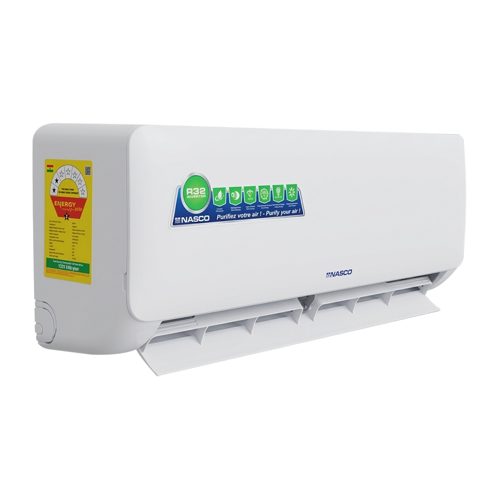Nasco 1.5 HP Split Inverter Air Conditioner (R32) – Model NAS-A12INV-X-R32 – view 3