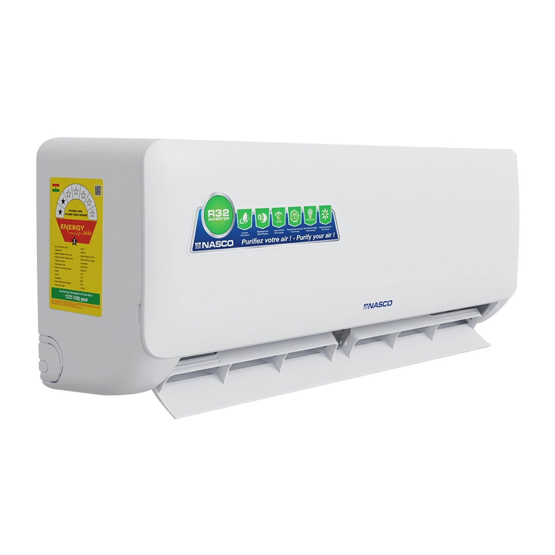 Nasco 1.5 HP Split Inverter Air Conditioner (R32) – Model NAS-A12INV-X-R32 – view 3