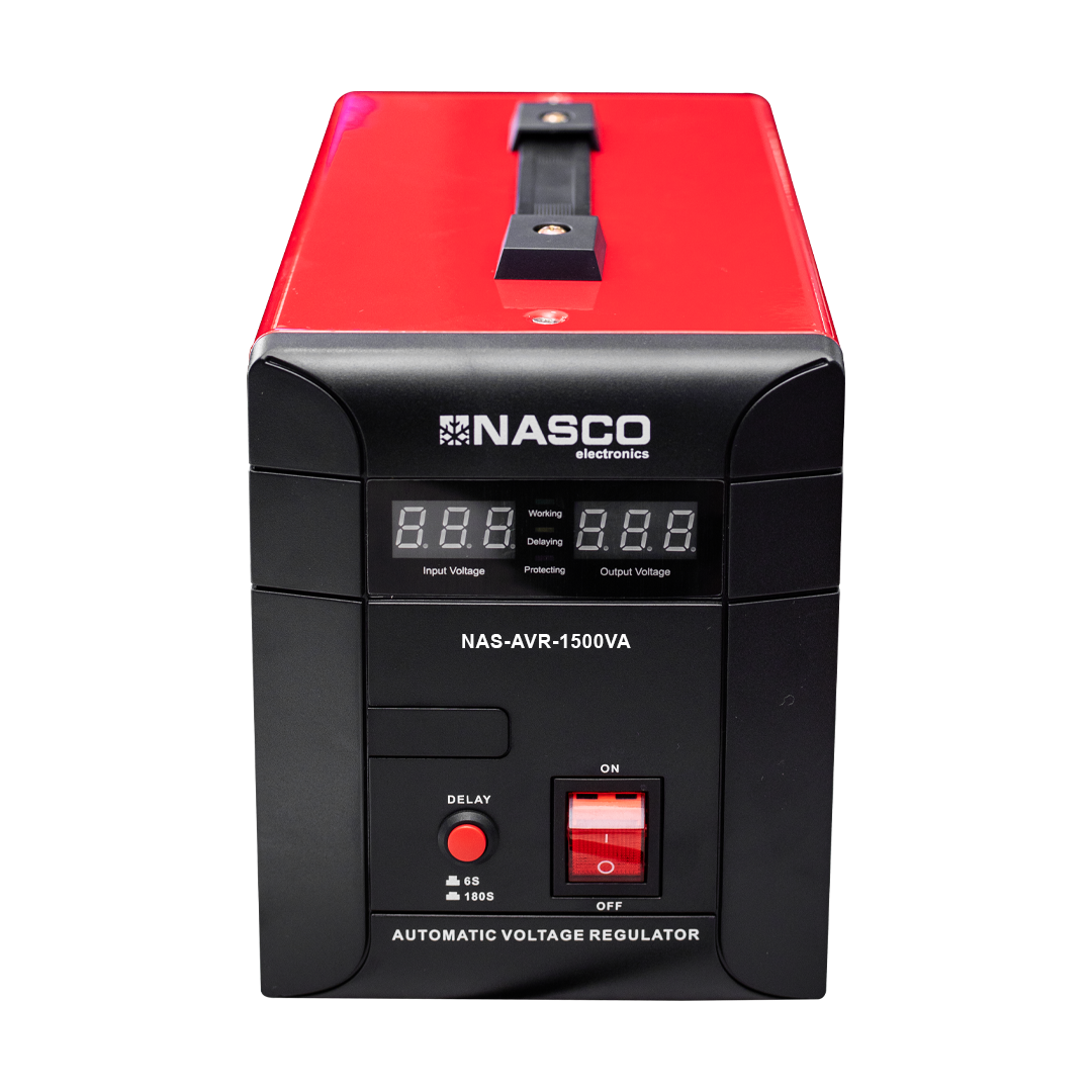Nasco 1500 VA Automatic Voltage Regulator – Model NAS-AVR-1500VA