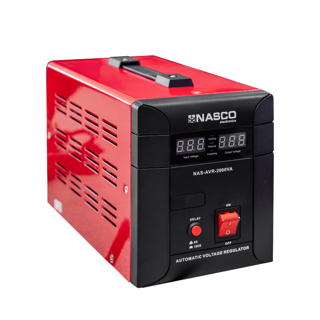 Nasco 2000 VA Automatic Voltage Regulator – Model NAS-AVR-2000VA