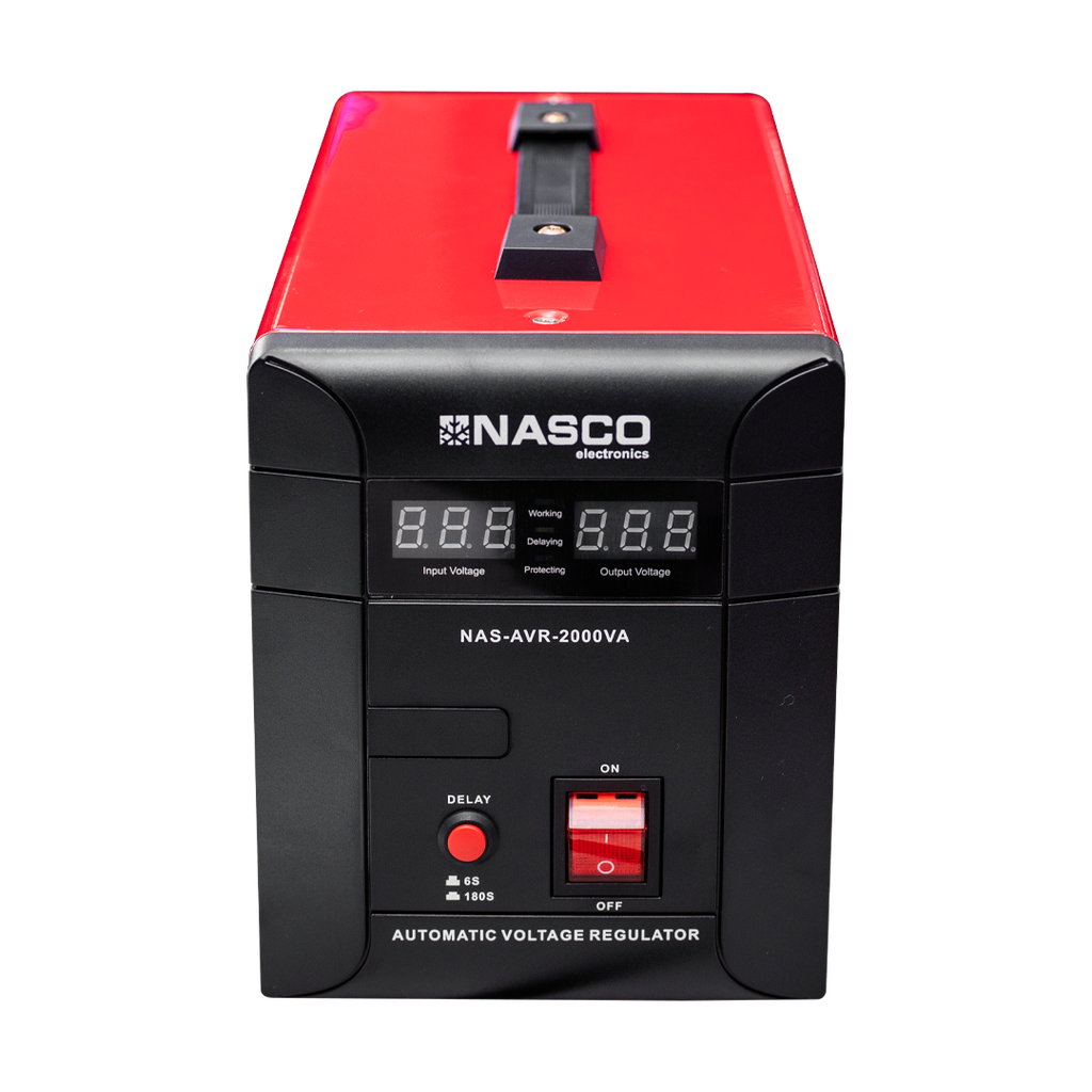 Nasco 2000 VA Automatic Voltage Regulator – Model NAS-AVR-2000VA – view 2