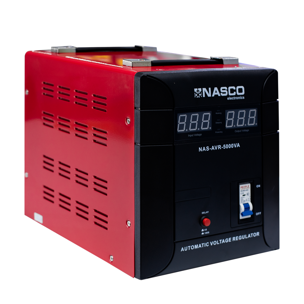 Nasco 5000 VA Automatic Voltage Regulator – Model NAS-AVR-5000VA