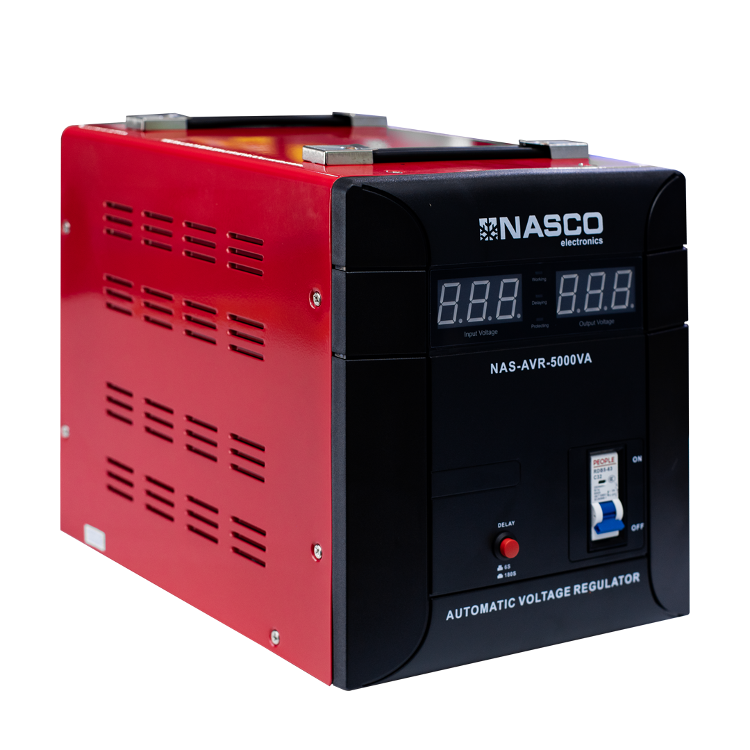 Nasco 5000 VA Automatic Voltage Regulator – Model NAS-AVR-5000VA