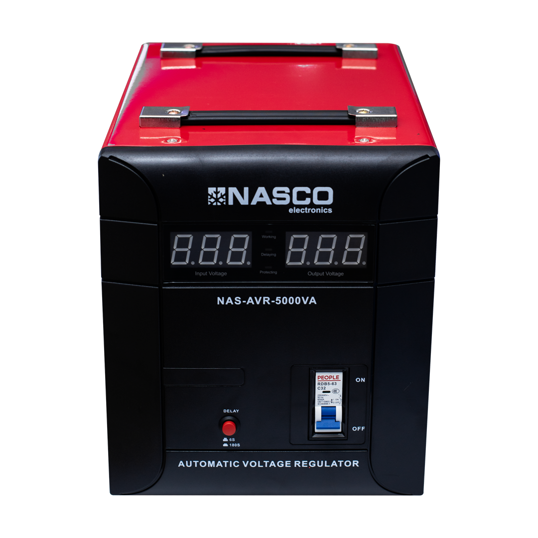 Nasco 5000 VA Automatic Voltage Regulator – Model NAS-AVR-5000VA – view 2