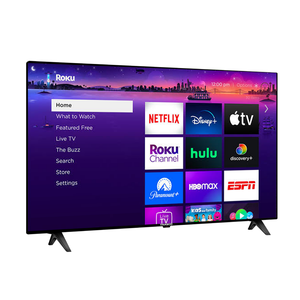 Nasco 43" Full HD Frameless Smart LED Television – Model NAS-B43FBFL-G – view 3