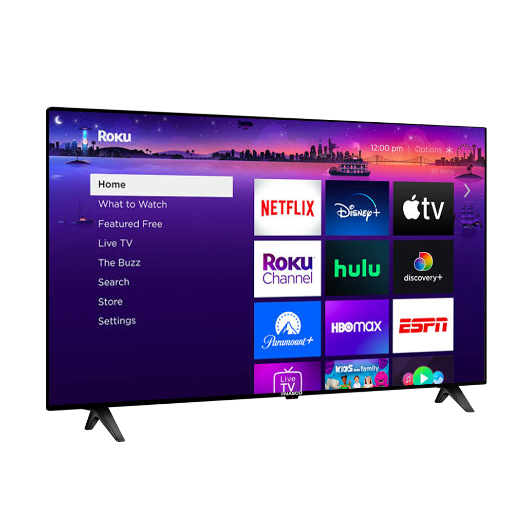Nasco 43" Full HD Frameless Smart LED Television – Model NAS-B43FBFL-G – view 3