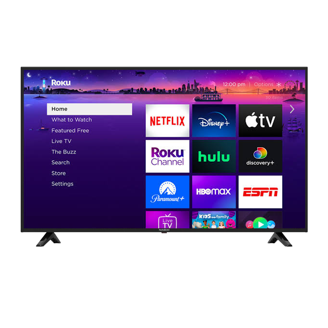 Nasco 43" Full HD Frameless Smart LED Television – Model NAS-B43FBFL-G – view 4